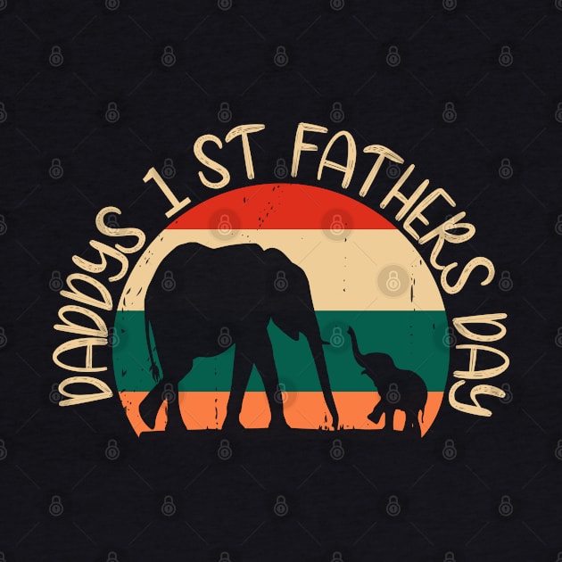 Daddy's 1st Father's Day T-Shirt by Rezaul